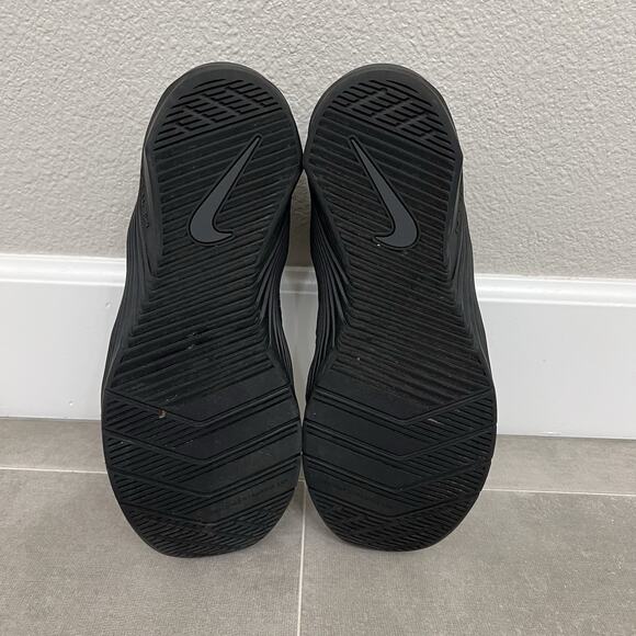 Nike Metcon 6 Men’s 9 Black Training Athletic Weight Lifting Sneaker Shoes - Picture 5 of 6